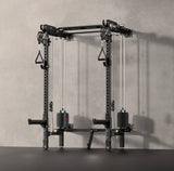 Major Fitness F35 All-In-One Home Gym Wall-Mount Folding Power Rack