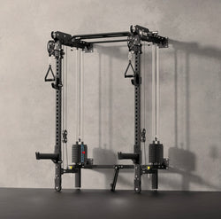 Major Fitness F35 All-In-One Home Gym Wall-Mount Folding Power Rack