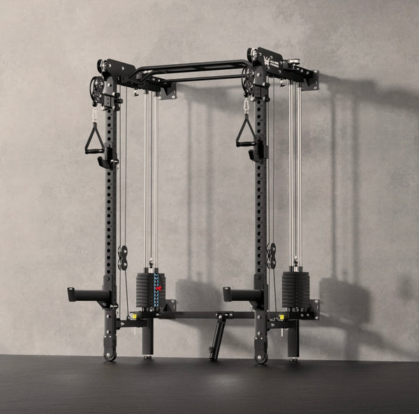 Major Fitness F35 All-In-One Home Gym Wall-Mount Folding Power Rack