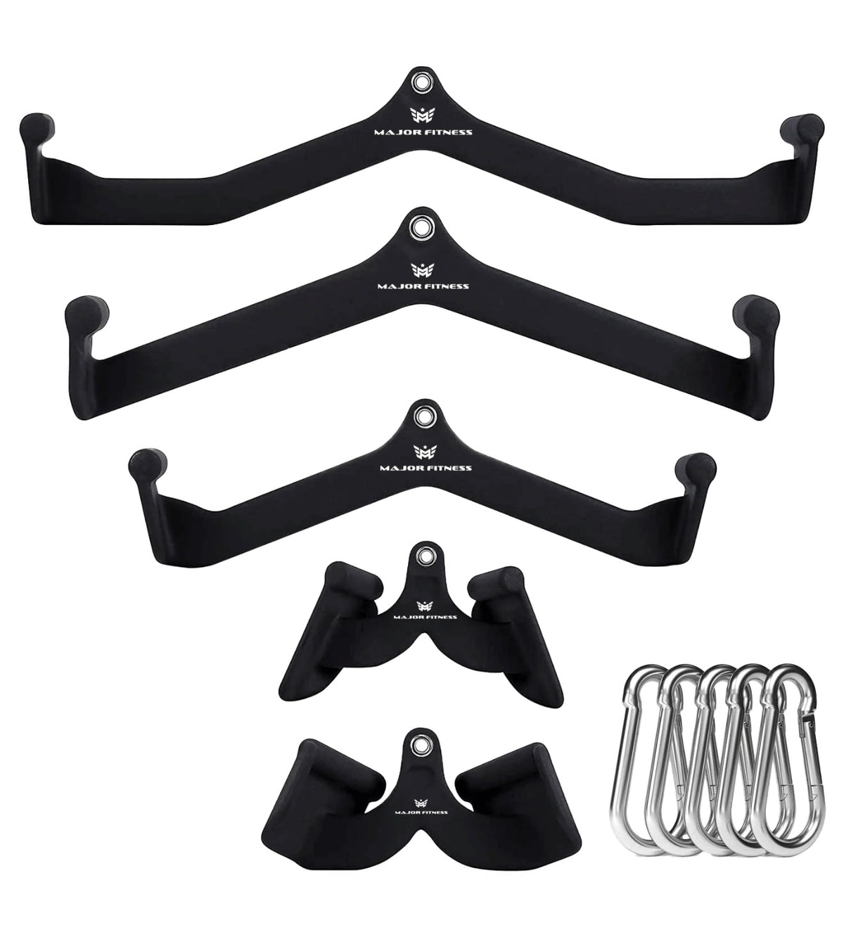 Major Fitness 5pcs Cable Lat-Pull-Down Bar Combo