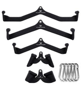 Major Fitness 5pcs Cable Lat-Pull-Down Bar Combo