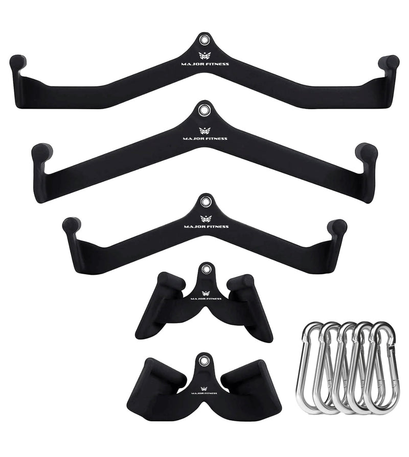 Major Fitness 5pcs Cable Lat-Pull-Down Bar Combo