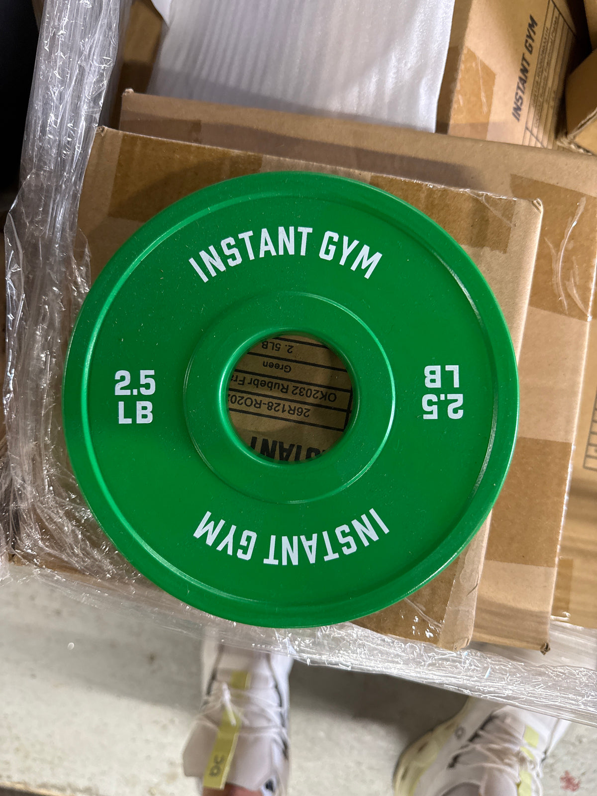 2.5lb Rubber Change Plate Pair
