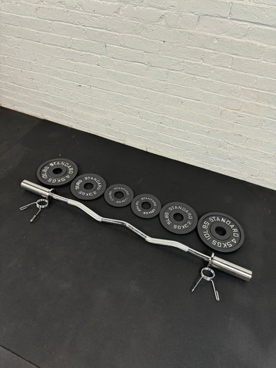 EZ Curl Olympic Bar Plate Set