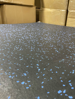 Interlocking Speckle Rubber Gym Mats - 3/4