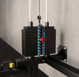 Major Fitness F35 All-In-One Home Gym Wall-Mount Folding Power Rack