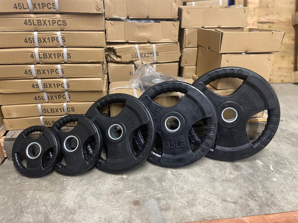 Rubber Grip Olympic Plates (Create Your Own Set)