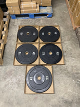 260LB Rubber Olympic Bumper Plate Set