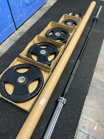 240LB Rubber Olympic Plate Set