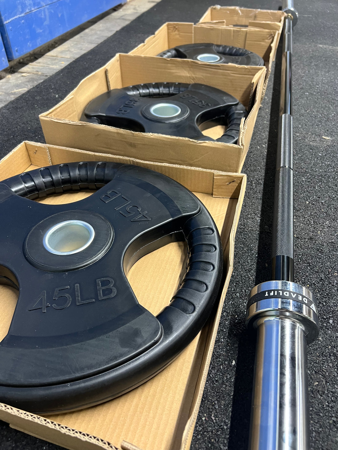 240LB Rubber Olympic Plate Set