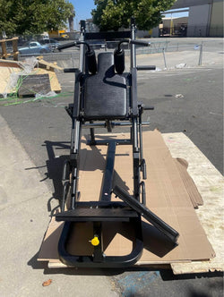 Hack Squat Rack Machine Black