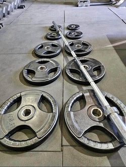 240LB Rubber Olympic Plate Set