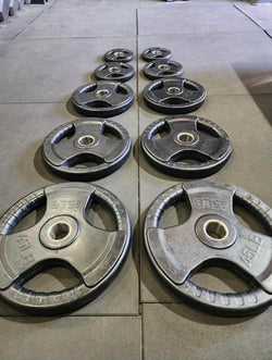 240LB Rubber Olympic Plate Set