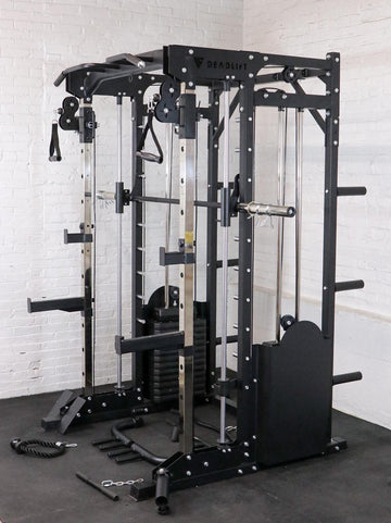 DLVR5 Smith Machine w/ Weight Stack Cable Crossover System