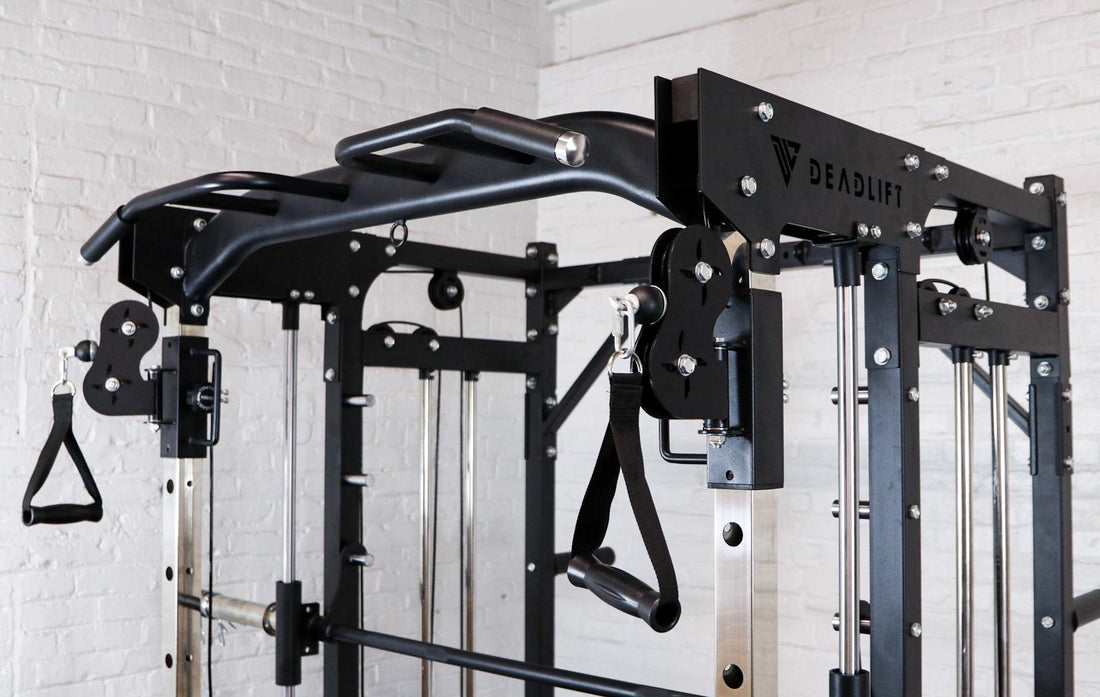 DLVR5 Smith Machine w/ Weight Stack Cable Crossover System