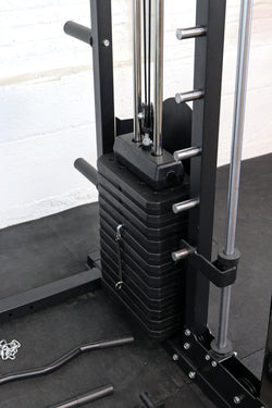 DLVR5 Smith Machine w/ Weight Stack Cable Crossover System